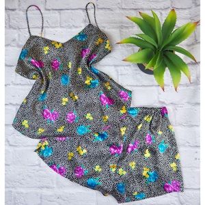 VINTAGE Chemise Silky Sexy Nighty Set